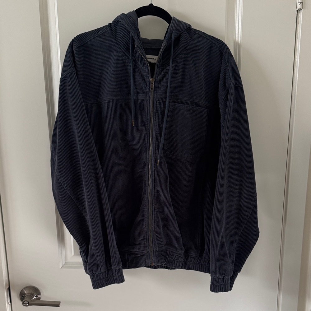 O'Neill Navy Corduroy Bomber Jacket
